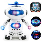 ربات موزیکال چرخنده 360 درجه چراغدار - تصویر 2